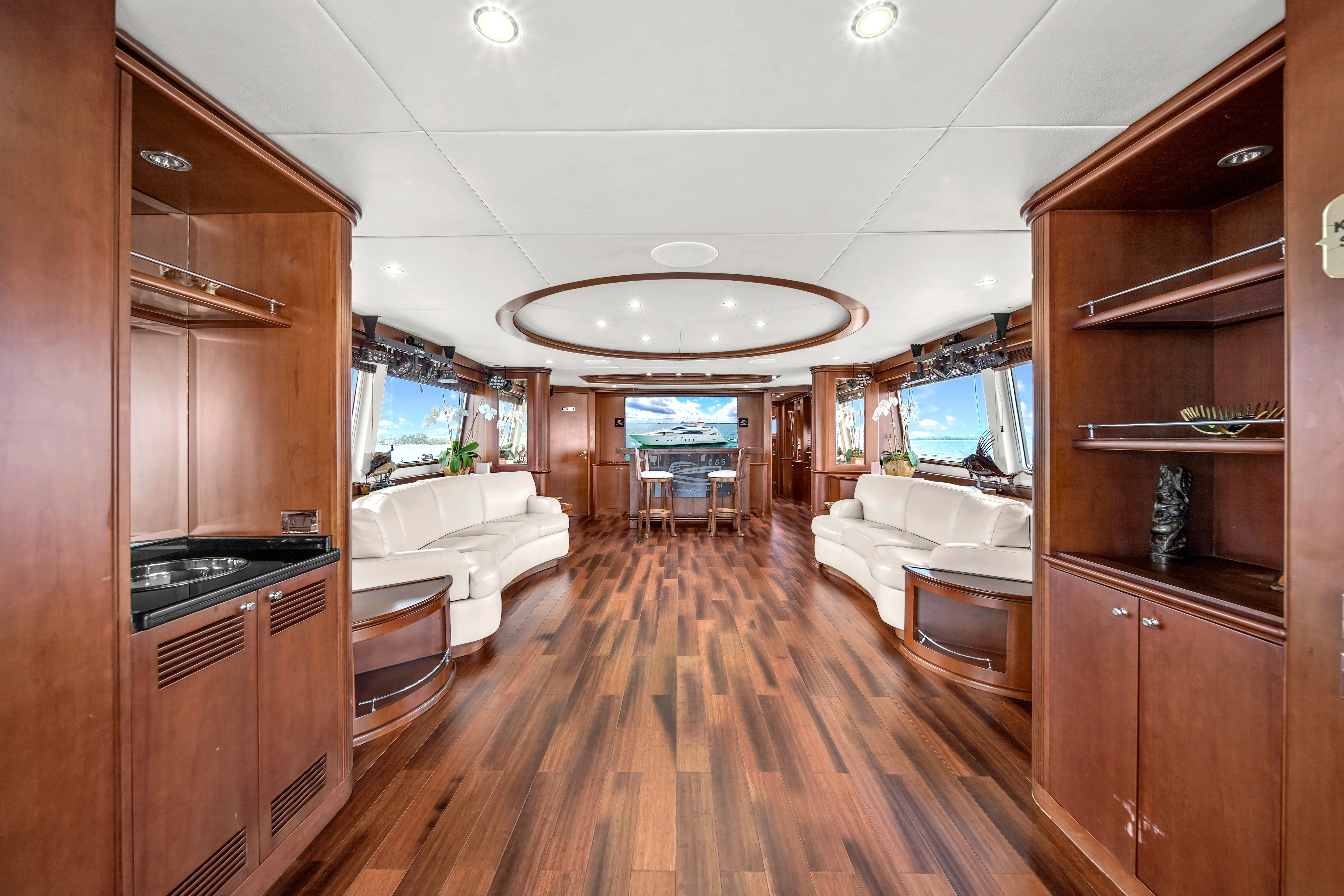 105ft Azimut Daniela kitchen